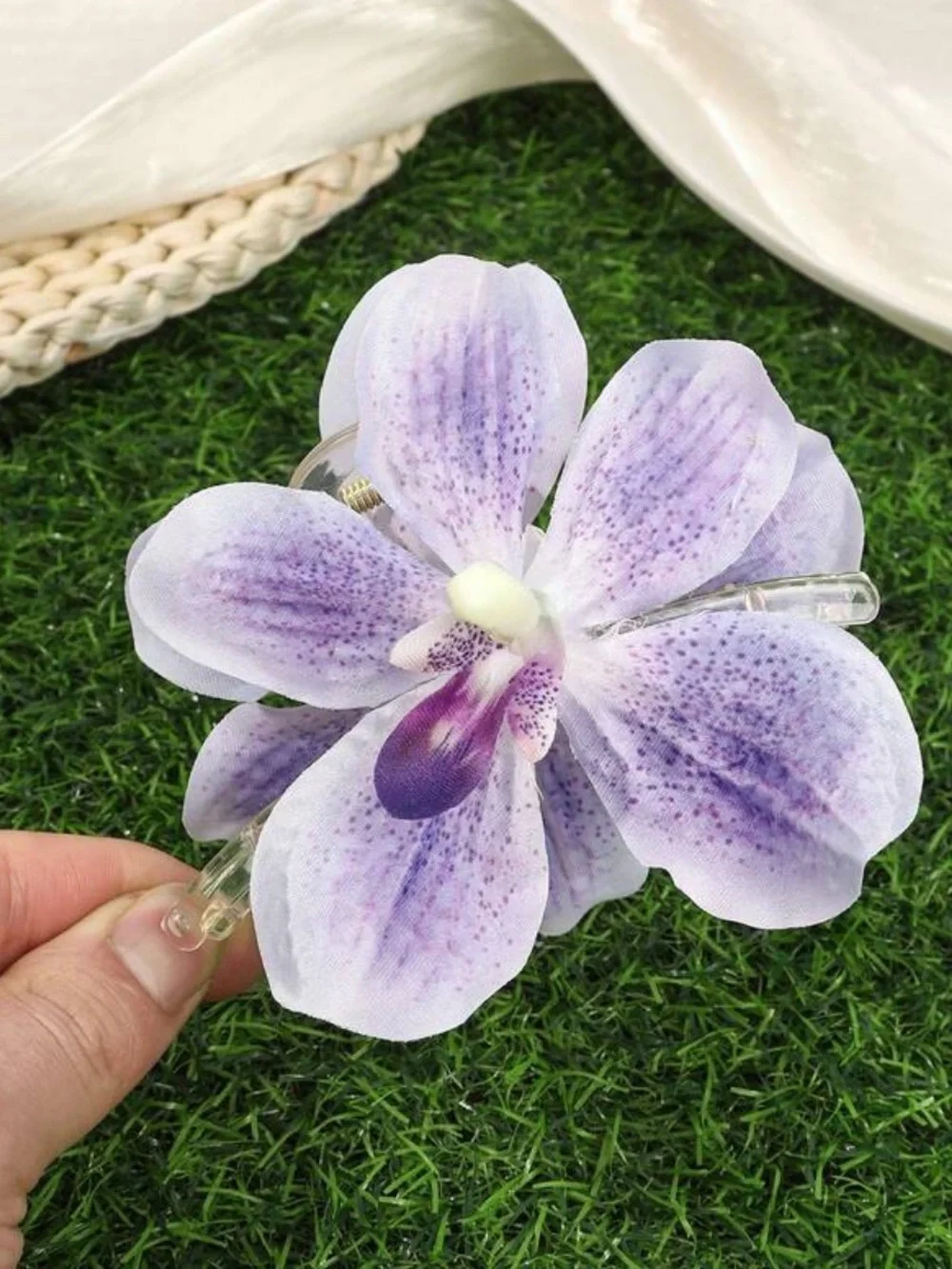 Hibiscus Floral Hair Claw Clip NEW 🏷️